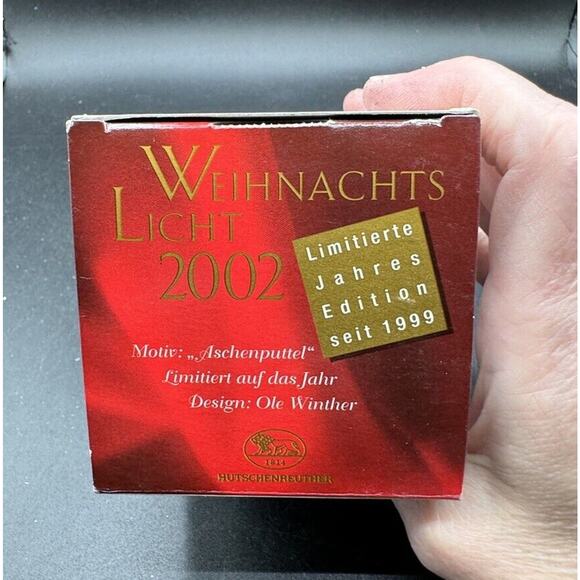 Vintage 2002 Brand NEW WEIHNACHTS Porcelain Candle Holder In Box! - Picture 2 of 11
